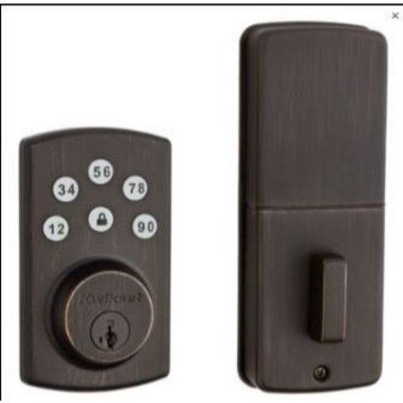 Kwikset 99070-103 Powerbolt 2Door Lock Single Cylinder Electronic Keyless Entry - Picture 2 of 2
